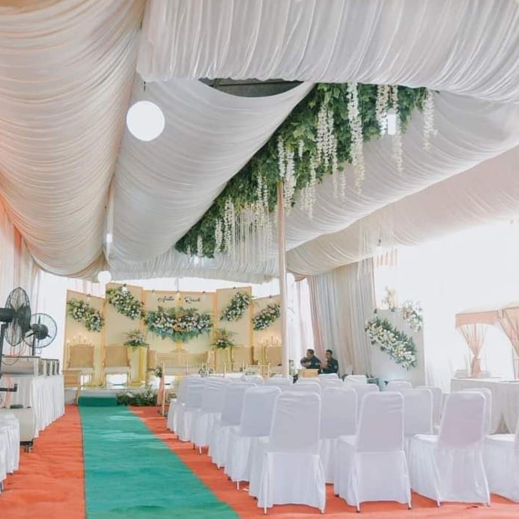 Contoh Dekorasi Pernikahan Mewah di Kebayoran Baru oleh Jasa Sewa Tenda Pestahub