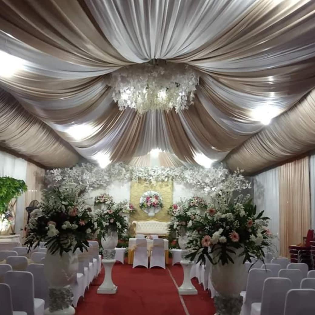 Contoh Pemasangan Tenda Hajatan yang Rapi di Lahan Terbatas di Pancoran
