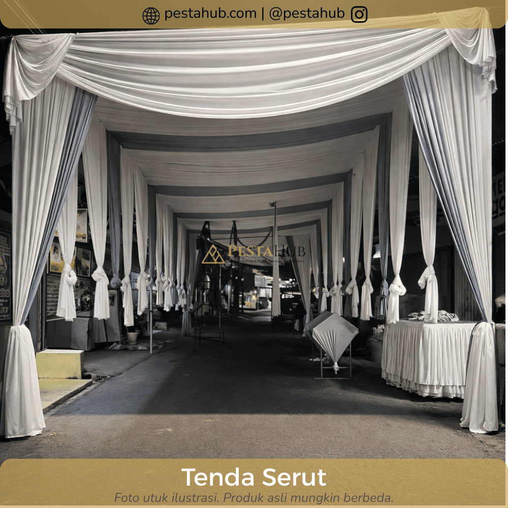 Pemasangan Tenda Serut untuk corporate event