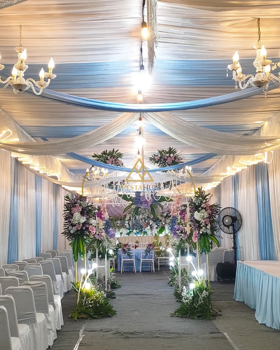 Layanan sewa tenda dan dekorasi VIP terdekat di Jakarta Timur yang dipasang rapi oleh tim ahli PestaHub.